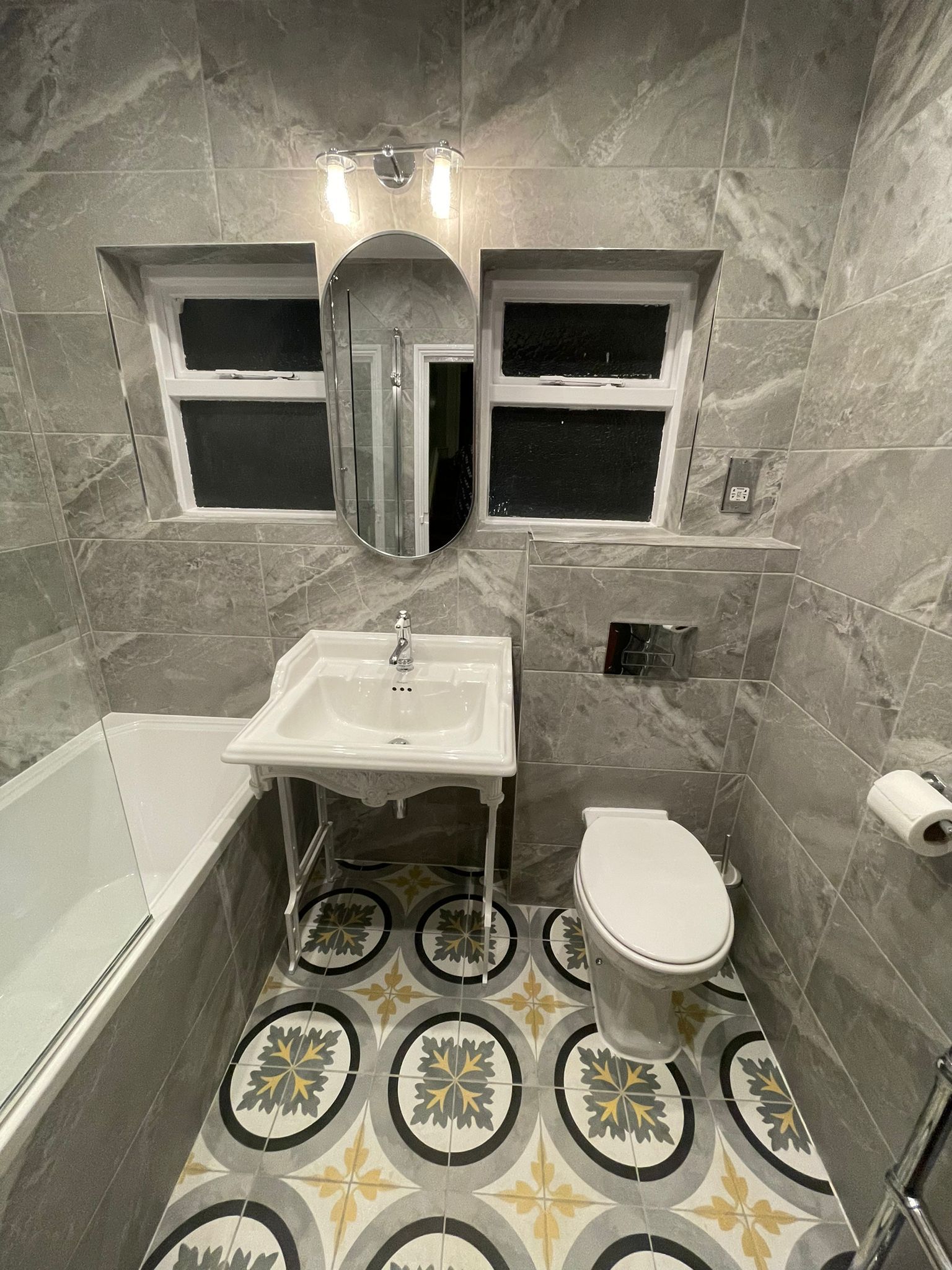 Before Full Bathroom Transformation